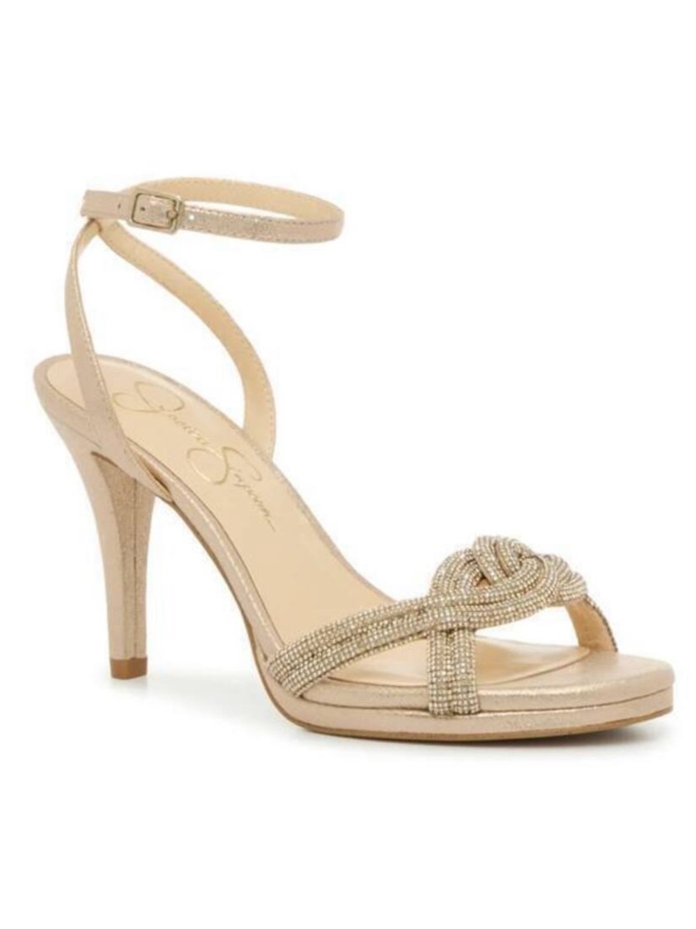 NWT🧡🔥Jessica Simpson - Gold Metallic Jymmia Sandals - 8
